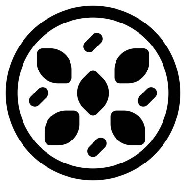 Kheer tatlı sırası simgesi seti