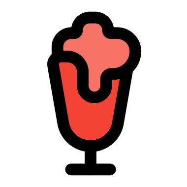 Granita dondurma ışık ikonu seti