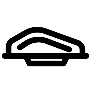 Izgara deniz mahsulü teriyaki tepside servis edilir.