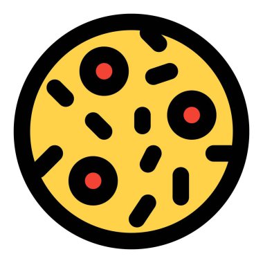 Fırında pişirilmiş zeytinli pizza..