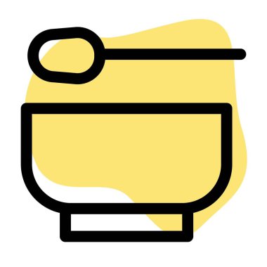 Taze pişmiş soto kasede servis edilir.