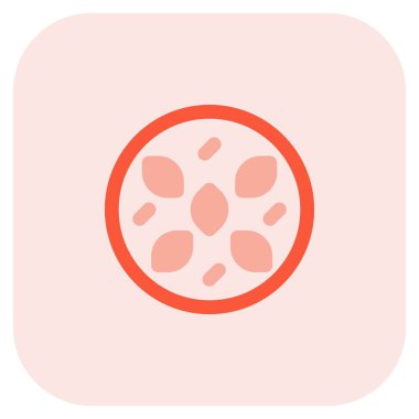 Kheer tatlı sırası simgesi seti