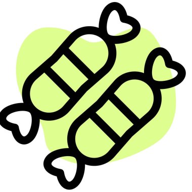 Tatlı şekerler hafif vektör simgesi