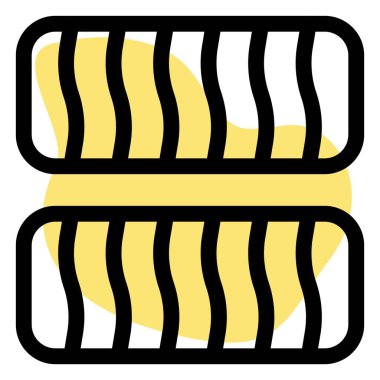 Sashimi yapmak için dilimlenmiş çiğ et.