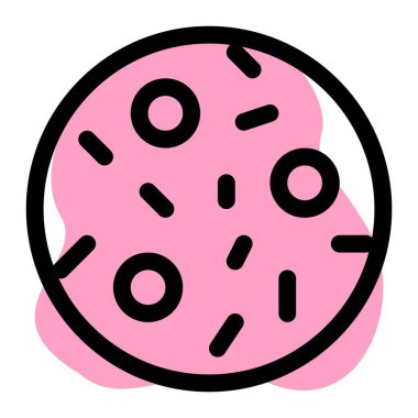 Fırında pişirilmiş zeytinli pizza..