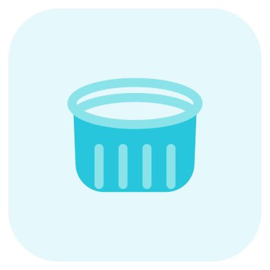 Çikolatalı sufle hafif vektör simgesi