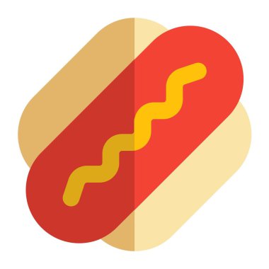 Ketçaplı lezzetli sosisli.