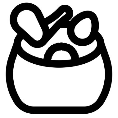 Gudeg, karışık malzeme tabağı..