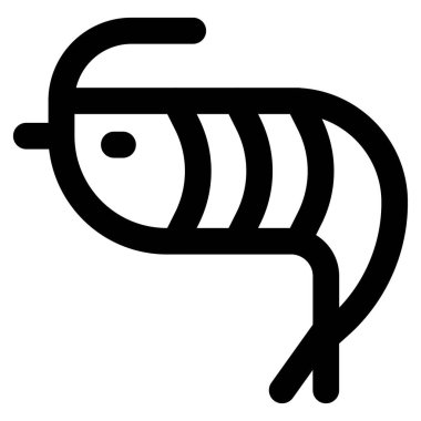 Çiğ karides yemek hazırlamak için tutulur.