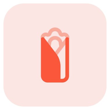 Klasik lezzetli doldurulmuş fajita. .