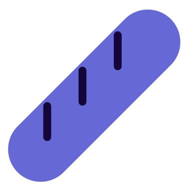 Çıtır baget hafif simge vektörü