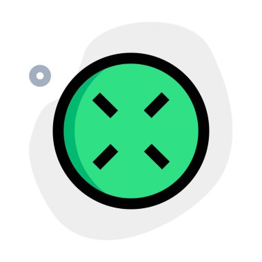 Çıtır samur ana hatlı vektör çizimi