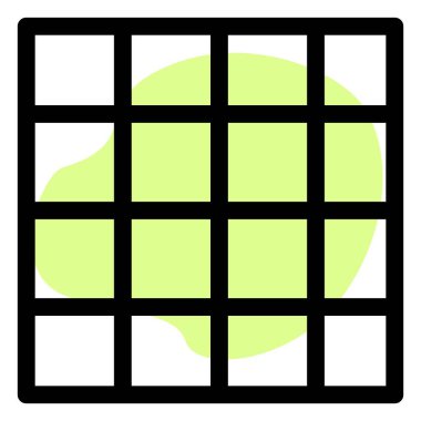 Graufe tatlı taslak simgesi seti