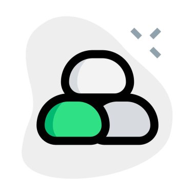 Mochi tatlı sırası simgesi seti