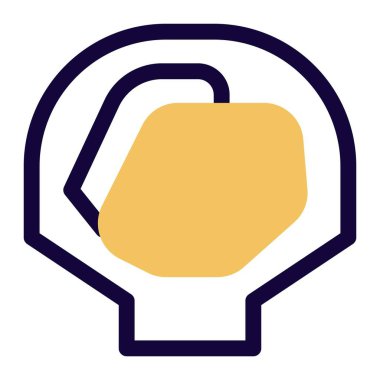 Fırında capesante, deniz tarağı tabağı..