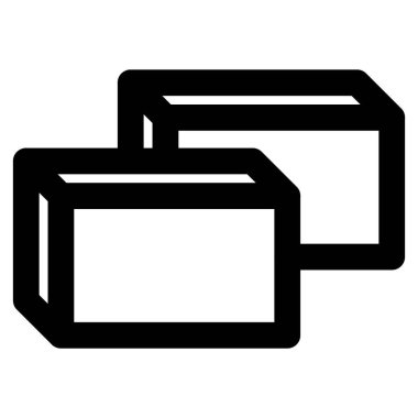 Kasutera pasta çizgisi simgesi seti