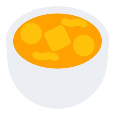 Lezzetli wakame yosun miso çorbası.