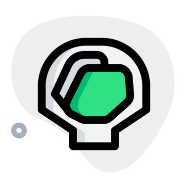 Fırında capesante, deniz tarağı tabağı..