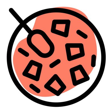 Sıcak servis edilmiş et ve sebze.