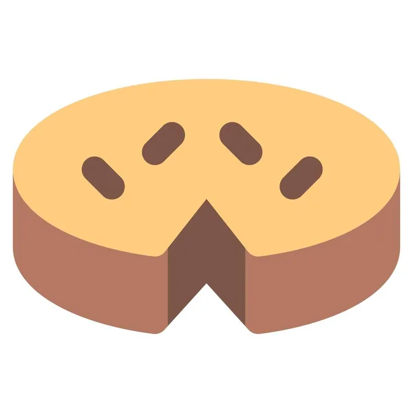 Kunafah Dessert Outline Icon Set — 스톡 벡터