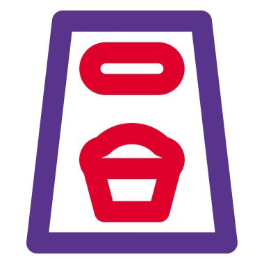 Pakette atıştırmalıklar, paket servis için hazır..