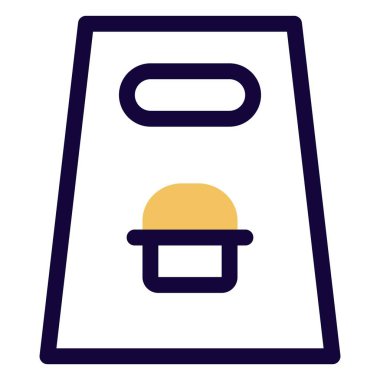 Paketlenmiş hamburgerler.