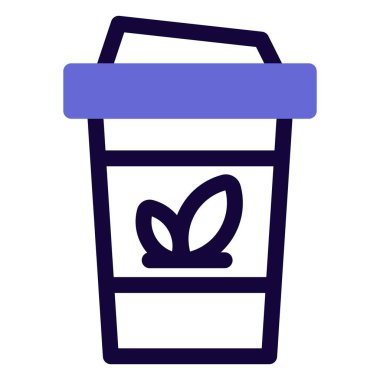 Sıcak çay tek kullanımlık bardakta servis edilir.