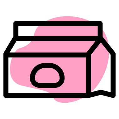 Lezzetli mochi ile dolu paket servis kutusu.