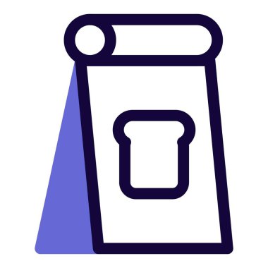 Kapalı pakette kızarmış ekmek..