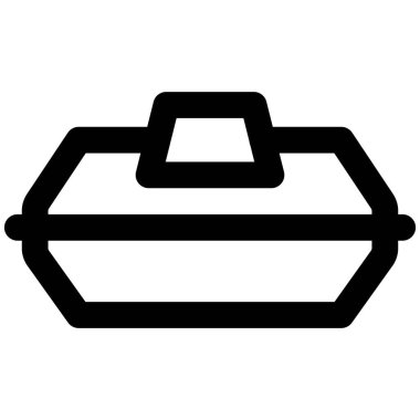 Lezzetli fast food taşıyan karton kutu..