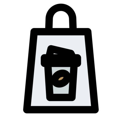 Taşınabilir çantada atılmış bir cam parçası..