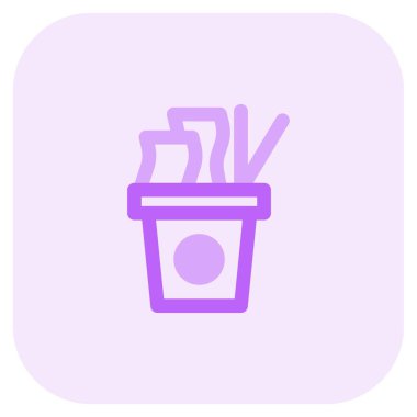 Yapraklı pirinç kutusu.