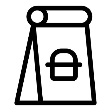 Hamburgerle dolu paket götür..