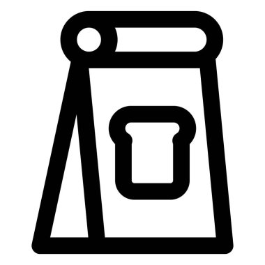 Kapalı pakette kızarmış ekmek..