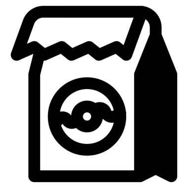 Kağıt torba kremalı lezzetli çörekler..