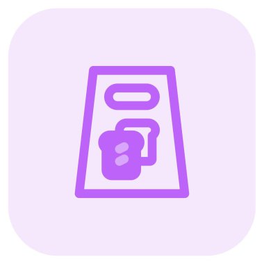 Bir paket paket paket paket hazır ekmek..