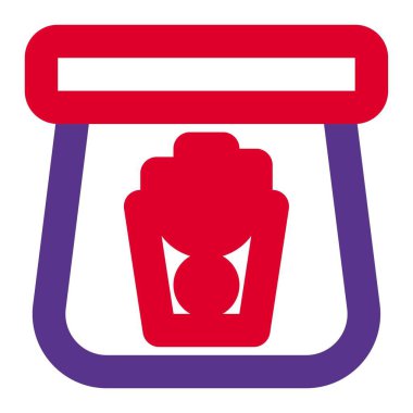 Mühürlenmiş, içi kızarmış patates dolu kağıt poşet.