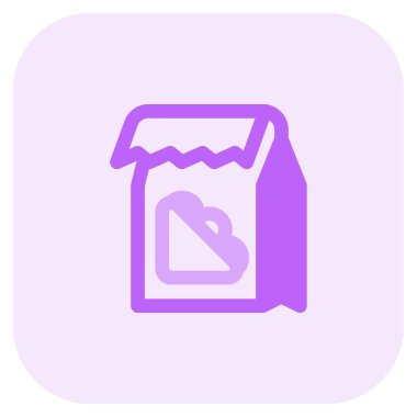 Mühürlenmemiş tek kullanımlık sandviç paketi