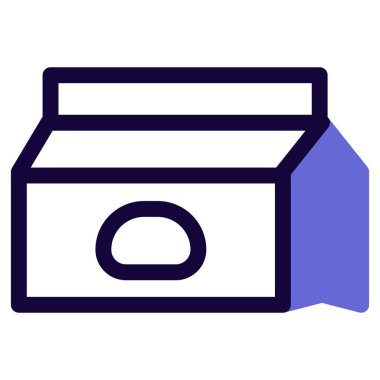 Lezzetli mochi ile dolu paket servis kutusu.