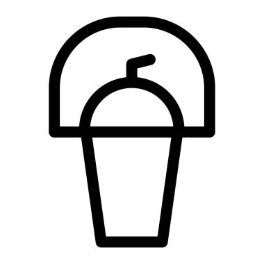 İçecek, tek kullanımlık içeceklere doldurulmuş.