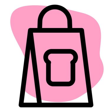 El bilgisayarı bir torba taze ekmek..