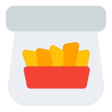 Bir paket kızarmış patates kızartması.