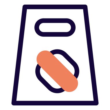 Sosisli için taşınabilir çanta.