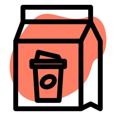 Bardak tek kullanımlık pakette..