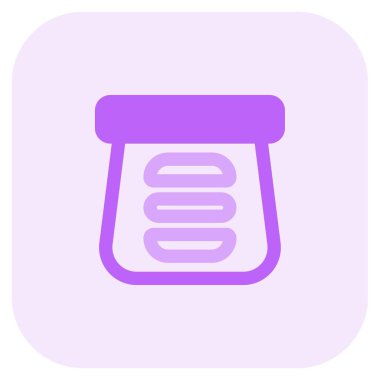 Sebzeli burger paketlendi.