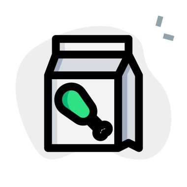 Lezzetli kızarmış tavuk budu..