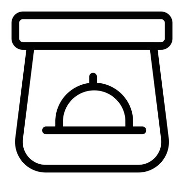 Paket çanak içinde paket saat..