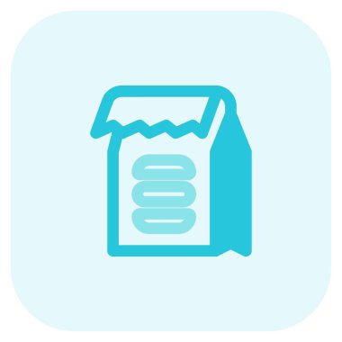 Izgara lezzetli katmanlı hamburger paketi..