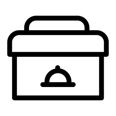 Lezzetli paket servis yemekleri kutuyla kaplı..