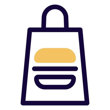 Paket içinde paket burger.